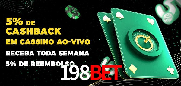 Promoções do cassino ao Vivo 198bet